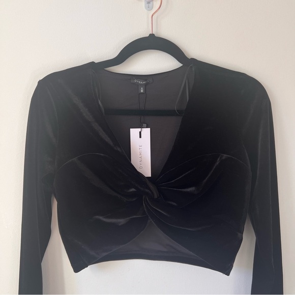 Brand new Velvet black Dynamite top - Picture 2 of 10